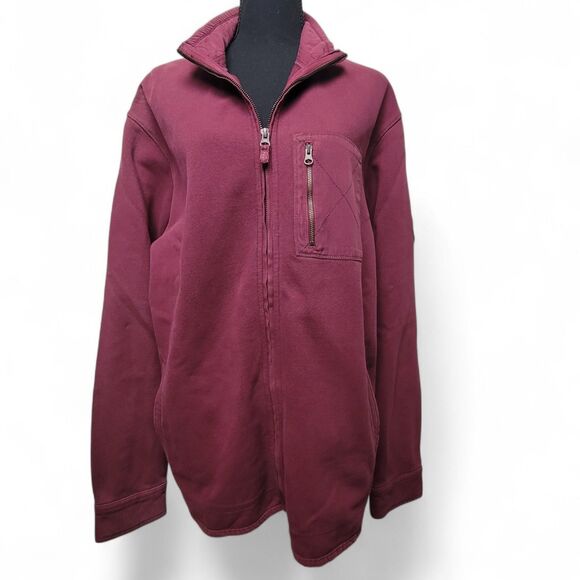 Ascend Other - Ascend Base Camp Approved Men's Large Jacket Full Zip Red Pocket Outdoor Hiking